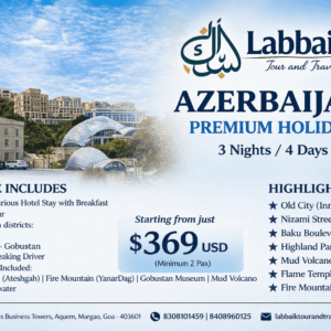Azerbaijan – 3 Night – 4 Days, Valid Until 31st October 2026.